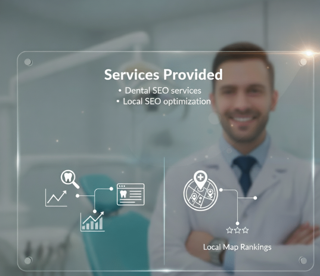 image showing Service provided dental seo or local seo