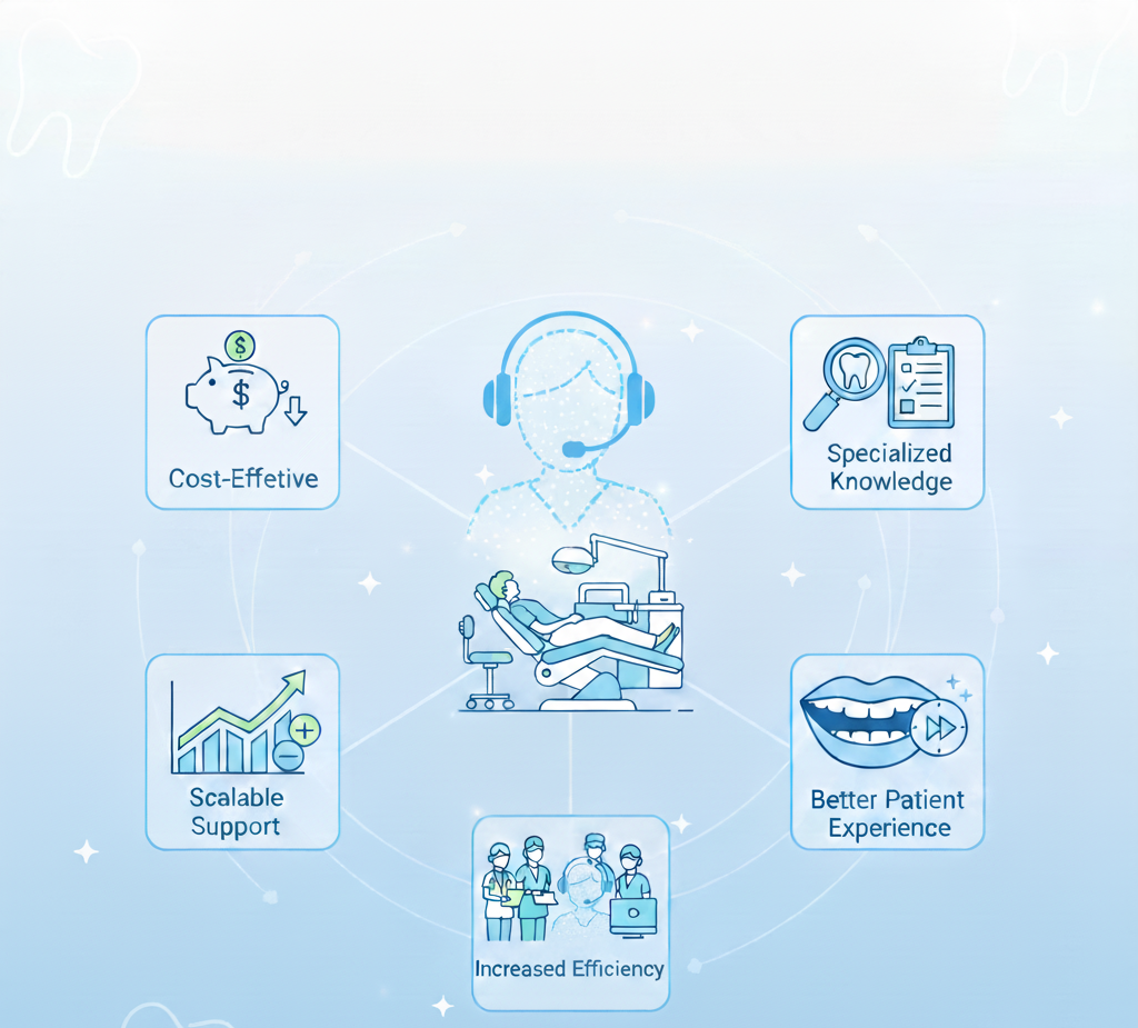 Image in light blue showing 4 points