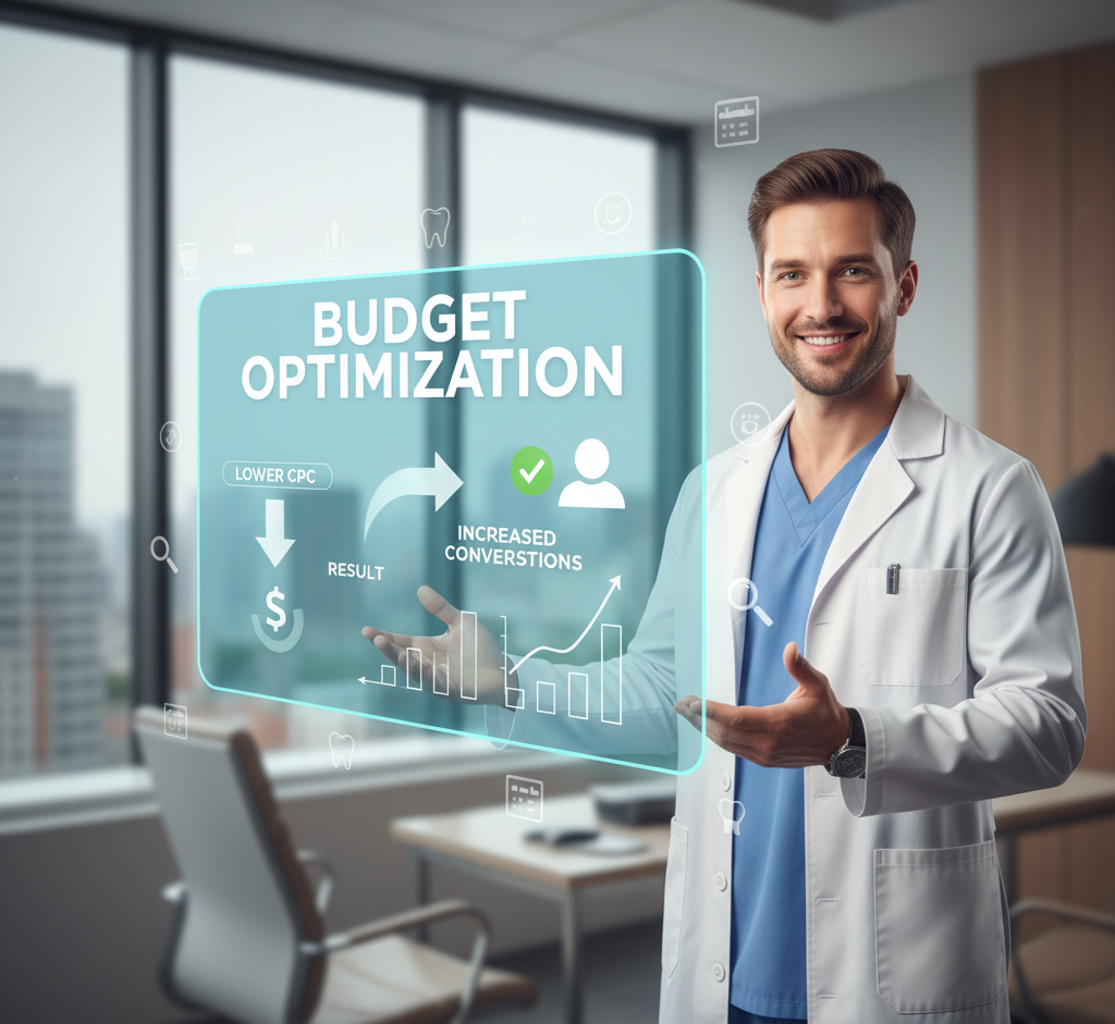 Image of men showing budget optimization