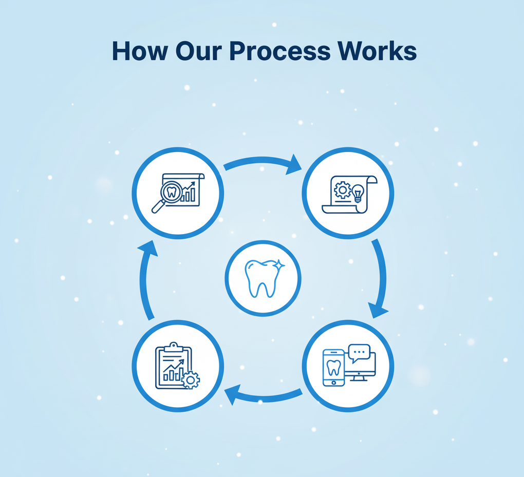 image showing how process work showing in cycle