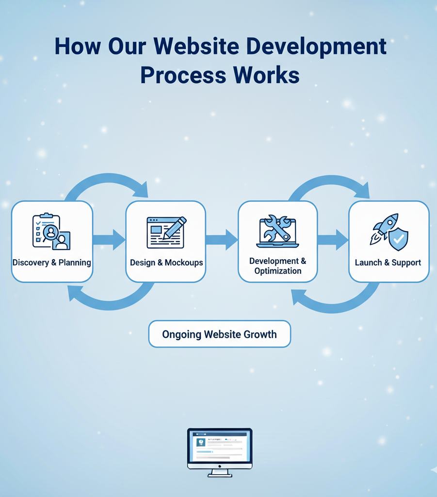 How our website developement process work