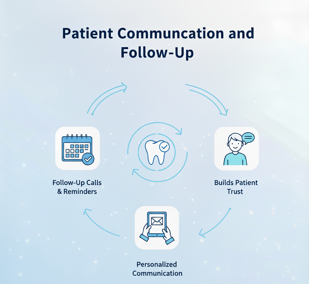 Image showing patient communication and follow up